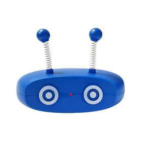 Electric Cat Interactive Toys Funny Pet Teasing Robot Laser Toys Automatic Steering Walking Sticks - blue