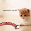 Automatic Cat Toys Eletronic Snake Interactive Toys Smart Sensing Snake Tease Toys For Cats Dogs Pet Kitten Toys Pet Accessories - A