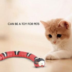 Automatic Cat Toys Eletronic Snake Interactive Toys Smart Sensing Snake Tease Toys For Cats Dogs Pet Kitten Toys Pet Accessories - A