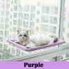 Cat House Hammock Window Bed For Cats Cushion Hanging Window Bed With Blanket Home Pet Nesk Supplies Dog Mat Sleep Accessories - Purple - Only Cat Bed