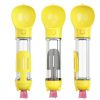 Multifunction Pet Dog Water Bottle For Cat Dogs Travel Puppy Drinking Bowl Outdoor Pet Water Dispenser Feeder Pet Product - Yellow - s 300ML