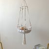 Cat Hammock Vintage Macrame Hanging Cat Beds Tassel Baskets - A(within 30lbs)