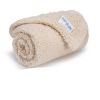 Pet Blanket Fluffy Warm Bed Blanket Soft Fleece Plush Sleeping Blanket Travel Dog Cat Throw Blanket - Beige - L