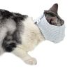 Breathable Cat Muzzle Anti Bite Kitten Muzzles Mask Cats Bathing Grooming Bag Pet Supplies - Blindfold - M