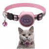 Pet Reflective Collar With Bell For AirTag - Pink - Pet Supplies