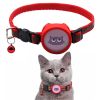 Pet Reflective Collar With Bell For AirTag - Red - Pet Supplies