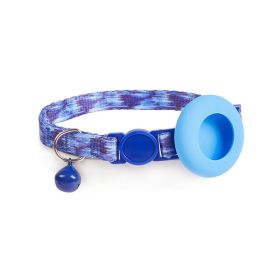 For Airtag Tracker Protective Case Cat Dog Collar - Blue Gradient - Pet Supplies