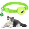 For AirTag Tracker Silicone Case Reflective Cats Dogs Pet Collar - Green - Pet Supplies