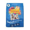Purina Friskies Dry Cat Food Seafood Sensations With Salmon Tuna And Shrimp Flavors 16 Lb Bag - Purina Friskies