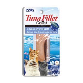 INABA Grilled Tuna Fillet In Tuna Flavored Broth Cat Treat - INABA