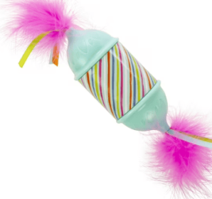 SmartyKat Roll 'N Return Mysterious Motion Rolling Candy Cat Toy - SmartyKat Roll