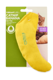 Vibrant Life Catnip Filled Banana Shaped Cat Toy for Cats and Kittens - Vibrant Life Catnip Filled Banana Shaped