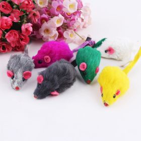 10 PCS PLUSH MOUSE CAT TOYS (Random Color) - Default Title