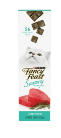 Purina Fancy Feast Savory Cravings, Soft Cat Treats, Tuna, 1 oz Box (pack of 3) - Purina Fancy Feast Savory