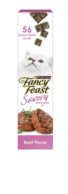 Purina Fancy Feast Savory Cravings, Soft Cat Treats, Beef, 1 oz Box(Pack of 3) - Purina Fancy Feast Savory