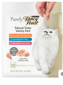 Purina Fancy Feast Natural Cat Treats , Purely Natural - Purina Fancy Feast