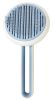 Pet Life 'Concepto' Modern Bristle Grooming Pet Deshedder Comb - Blue