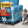 Heavy-Duty Cat Scratch Shields – Clear Couch & Door Protectors (16 Sheets)