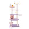 Multi-level Cat Tower with Sisal Covered Scratching Posts - M