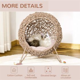 Cat Bed/Cat House -Beige - as picture