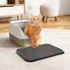 Square cat litter mat - Grey - As Pic