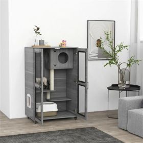 Cat Villa, Cat Apartment with Wheels - as picture