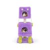 Cartoon Shape Themed Cat Tower with Soft Long Plush Decor - Purple & Green - Pet entertainment