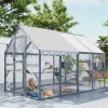 Wooden Cat Catio, Outdoor Large Cat Enclosure, Cat Playpen with Platforms, Sunshine Boards, Bridges, Condos, Grey - As Picture