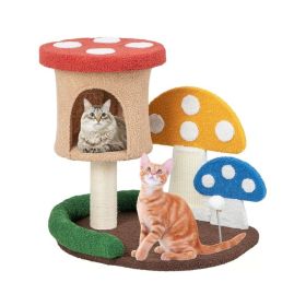 Multicolor Cat Tree with Condo and Platform - Multicolor - Pet entertainment
