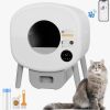 Automatic Smart Cat Litter Box, Large Capacity Self-Cleaning Litter Box with Infrared/Gravity/Ambient Light Function(Model B) - as Pic