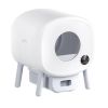 VEVOR 75L Self Cleaning Cat Litter Box with Odor Removal APP Control Sensor Gray - 76L