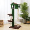Multi-level Cat Tree with Condo and Anti-tipping Device - Green