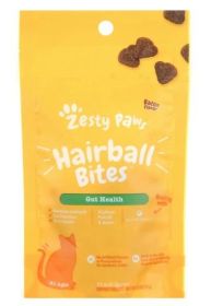 Zesty Paws Hairball Bites for Cats, Supports Hairball Reduction, Bacon 30ct - Zesty Paws Hairball Bites for Cats,