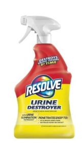 Resolve Urine Destroyer Pet Urine Stain and Odor Remover Spray, 32oz - Resolve Urine Destroyer Pet Urine Stain