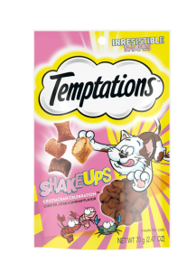 Temptations Shakeups Crustacean Celebration Flavor Crunchy And Soft Treats For Cats, 2.47 Oz Pouch - Temptations