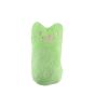 EW pet thumb toy small expression plush catnip teaser stick - Green