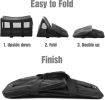 Collapsible Pet Travel Carrier Soft Sided Portable Bag - Black - Pet Supplies