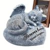 Cat Memorial Stone Or Resin Statue