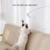 Interactive Cat Feather Toys; Cat Wand Toy And Natural Feather Teaser Replacements With Bell - Hibiscus Bird