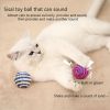 Sisal ball cat toy ball amusing cat walking toys cat scratching ball pet supplies G376A - G376A Random 3pcs