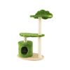 Cute Cat Tree for Indoor Cats with Supporting Frame - Green - Pet entertainment