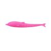 Cat Toothbrush Fish Shape with Catnip Pet Eco-Friendly Silicone Molar Stick Teeth Cleaning Toy for Cats - pink