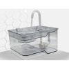 Automatic Pet Water Drinking Fountain Dog Water Dispenser Ultra Quiet Automatic Pet Water Dispenser - rectangular