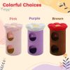 Cylindrical Flower-Shaped Cat House for Home Decor - Purple - L