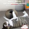 Free from EU Magic Organ Cat Scratching Board with Bell Cat Toy Grinding Claw Cat Play Scratch Climbing Frame Corrugated Paper - basic - 3pcs