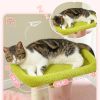 Cactus Cat Tree Tower Cat Condo with Hammock for Indoor - Pink - Pet entertainment