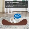 ScratchMe Bone-Shaped Cat Scratcher Lounge Bed – Durable Cardboard - as Pic