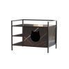 Cat Litter Box Furniture Hidden Litterbox Enclosures - as Pic