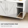 Cat Litter Box Enclosure End Side Table - as picture