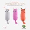 Cat Toys Cute Thumb Toy Claw Grinding Bite Resistant Teasing Cat Small Pillow Pet Relaxation Toys - Pink G246D